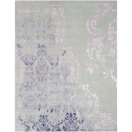 Safavieh 9 x 12 ft. Tibetan Hand Knotted Rectangle Area Rug Beige & Purple TB959C-9